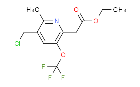 AM17835 | 1361913-87-2 | Ethyl 3-(chloromethyl)-2-methyl-5-(trifluoromethoxy)pyridine-6-acetate