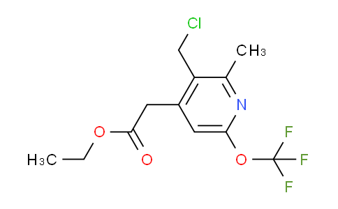 AM17836 | 1361808-90-3 | Ethyl 3-(chloromethyl)-2-methyl-6-(trifluoromethoxy)pyridine-4-acetate
