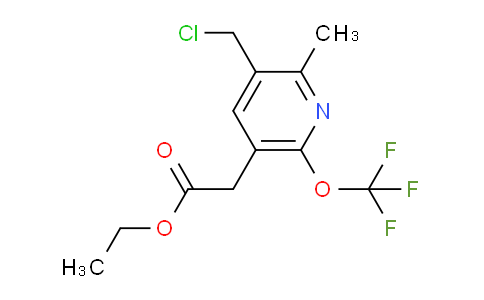 AM17837 | 1361797-10-5 | Ethyl 3-(chloromethyl)-2-methyl-6-(trifluoromethoxy)pyridine-5-acetate