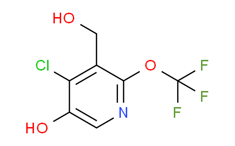4-Chloro-5-hydroxy-2-(trifluoromethoxy)pyridine-3-methanol