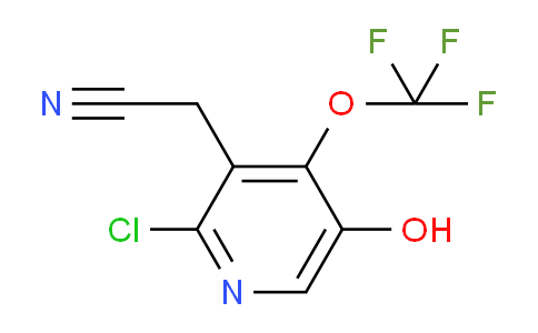 2-Chloro-5-hydroxy-4-(trifluoromethoxy)pyridine-3-acetonitrile