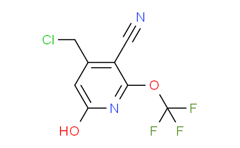 4-(Chloromethyl)-3-cyano-6-hydroxy-2-(trifluoromethoxy)pyridine