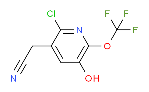 2-Chloro-5-hydroxy-6-(trifluoromethoxy)pyridine-3-acetonitrile