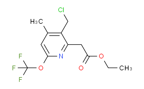 AM17842 | 1361877-25-9 | Ethyl 3-(chloromethyl)-4-methyl-6-(trifluoromethoxy)pyridine-2-acetate