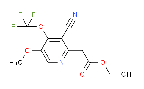 AM178421 | 1806224-28-1 | Ethyl 3-cyano-5-methoxy-4-(trifluoromethoxy)pyridine-2-acetate