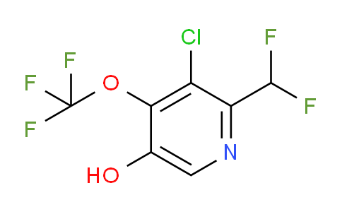 AM178422 | 1803908-67-9 | 3-Chloro-2-(difluoromethyl)-5-hydroxy-4-(trifluoromethoxy)pyridine