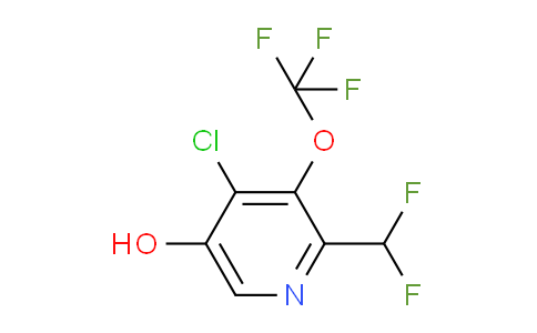 AM178433 | 1803639-68-0 | 4-Chloro-2-(difluoromethyl)-5-hydroxy-3-(trifluoromethoxy)pyridine