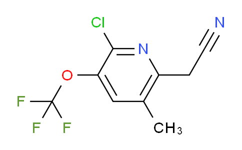 AM178437 | 1806238-14-1 | 2-Chloro-5-methyl-3-(trifluoromethoxy)pyridine-6-acetonitrile