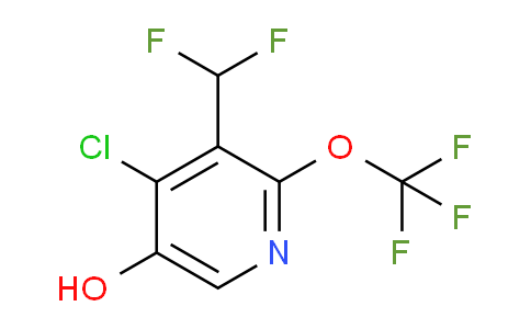 AM178438 | 1804767-24-5 | 4-Chloro-3-(difluoromethyl)-5-hydroxy-2-(trifluoromethoxy)pyridine