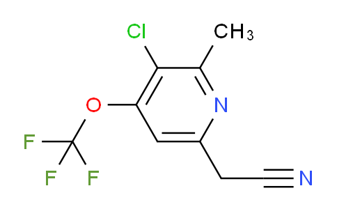AM178447 | 1804553-78-3 | 3-Chloro-2-methyl-4-(trifluoromethoxy)pyridine-6-acetonitrile