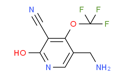 5-(Aminomethyl)-3-cyano-2-hydroxy-4-(trifluoromethoxy)pyridine