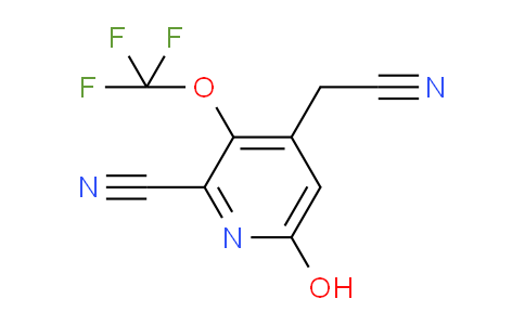 2-Cyano-6-hydroxy-3-(trifluoromethoxy)pyridine-4-acetonitrile