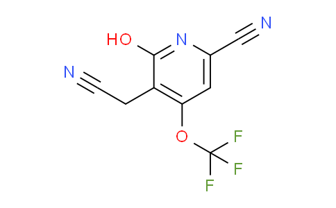 6-Cyano-2-hydroxy-4-(trifluoromethoxy)pyridine-3-acetonitrile