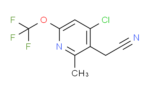 AM178462 | 1804688-60-5 | 4-Chloro-2-methyl-6-(trifluoromethoxy)pyridine-3-acetonitrile