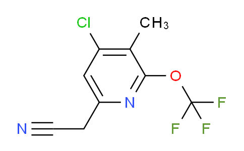 AM178468 | 1806238-33-4 | 4-Chloro-3-methyl-2-(trifluoromethoxy)pyridine-6-acetonitrile