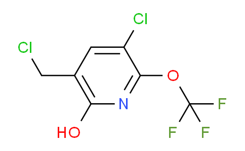 3-Chloro-5-(chloromethyl)-6-hydroxy-2-(trifluoromethoxy)pyridine