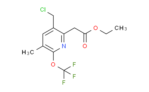 AM17848 | 1361913-96-3 | Ethyl 3-(chloromethyl)-5-methyl-6-(trifluoromethoxy)pyridine-2-acetate