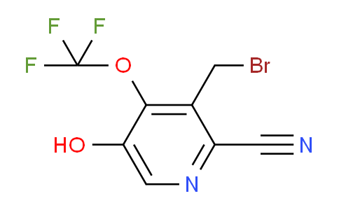 3-(Bromomethyl)-2-cyano-5-hydroxy-4-(trifluoromethoxy)pyridine