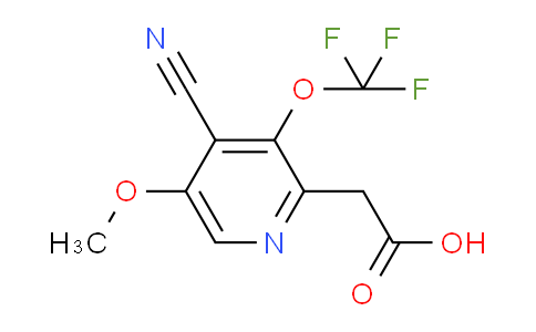 4-Cyano-5-methoxy-3-(trifluoromethoxy)pyridine-2-acetic acid