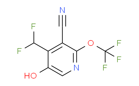 3-Cyano-4-(difluoromethyl)-5-hydroxy-2-(trifluoromethoxy)pyridine