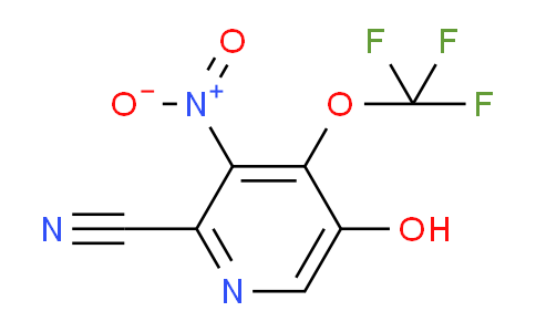 2-Cyano-5-hydroxy-3-nitro-4-(trifluoromethoxy)pyridine