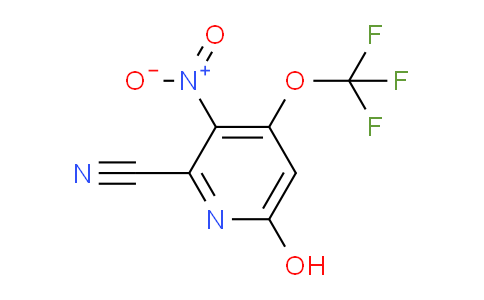 2-Cyano-6-hydroxy-3-nitro-4-(trifluoromethoxy)pyridine