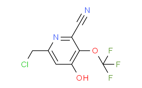 6-(Chloromethyl)-2-cyano-4-hydroxy-3-(trifluoromethoxy)pyridine