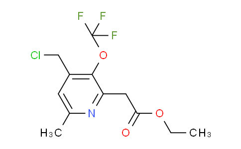 AM17853 | 1361819-57-9 | Ethyl 4-(chloromethyl)-6-methyl-3-(trifluoromethoxy)pyridine-2-acetate