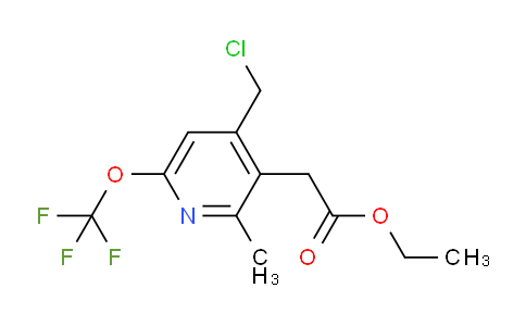 AM17854 | 1361787-31-6 | Ethyl 4-(chloromethyl)-2-methyl-6-(trifluoromethoxy)pyridine-3-acetate