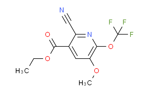 AM178557 | 1804335-60-1 | Ethyl 2-cyano-5-methoxy-6-(trifluoromethoxy)pyridine-3-carboxylate