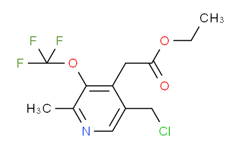 AM17862 | 1361877-37-3 | Ethyl 5-(chloromethyl)-2-methyl-3-(trifluoromethoxy)pyridine-4-acetate