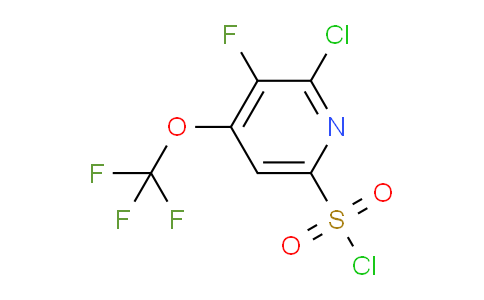 AM178625 | 1804763-07-2 | 2-Chloro-3-fluoro-4-(trifluoromethoxy)pyridine-6-sulfonyl chloride