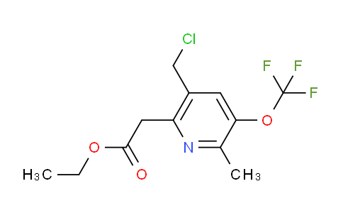 AM17863 | 1361797-25-2 | Ethyl 5-(chloromethyl)-2-methyl-3-(trifluoromethoxy)pyridine-6-acetate