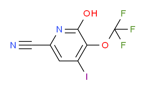 6-Cyano-2-hydroxy-4-iodo-3-(trifluoromethoxy)pyridine