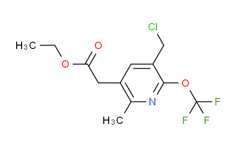 AM17866 | 1361802-51-8 | Ethyl 3-(chloromethyl)-6-methyl-2-(trifluoromethoxy)pyridine-5-acetate