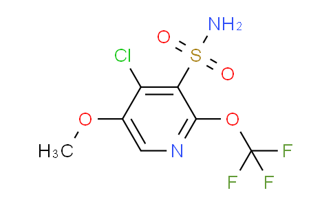 4-Chloro-5-methoxy-2-(trifluoromethoxy)pyridine-3-sulfonamide