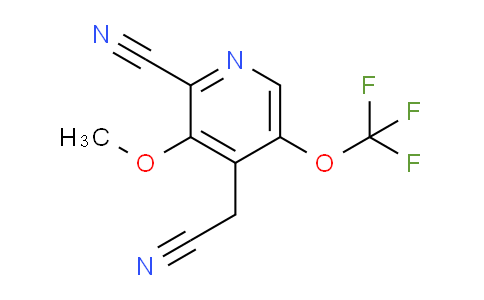 2-Cyano-3-methoxy-5-(trifluoromethoxy)pyridine-4-acetonitrile