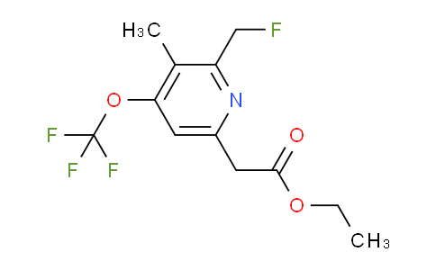 AM17869 | 1361883-62-6 | Ethyl 2-(fluoromethyl)-3-methyl-4-(trifluoromethoxy)pyridine-6-acetate