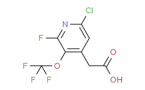 6-Chloro-2-fluoro-3-(trifluoromethoxy)pyridine-4-acetic acid
