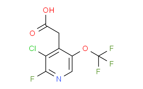 3-Chloro-2-fluoro-5-(trifluoromethoxy)pyridine-4-acetic acid