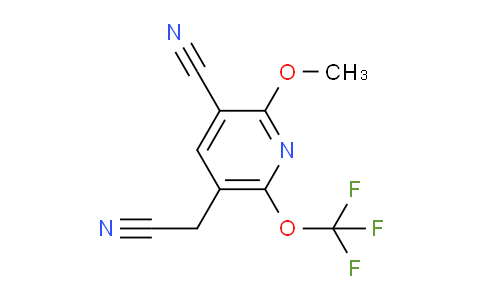 3-Cyano-2-methoxy-6-(trifluoromethoxy)pyridine-5-acetonitrile