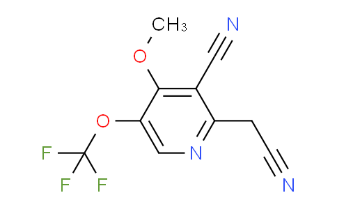 3-Cyano-4-methoxy-5-(trifluoromethoxy)pyridine-2-acetonitrile