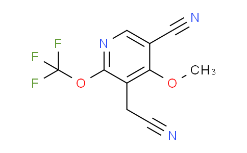 5-Cyano-4-methoxy-2-(trifluoromethoxy)pyridine-3-acetonitrile