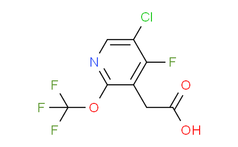 5-Chloro-4-fluoro-2-(trifluoromethoxy)pyridine-3-acetic acid