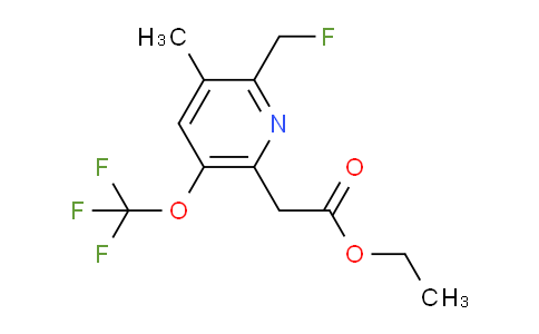 AM17871 | 1361794-71-9 | Ethyl 2-(fluoromethyl)-3-methyl-5-(trifluoromethoxy)pyridine-6-acetate