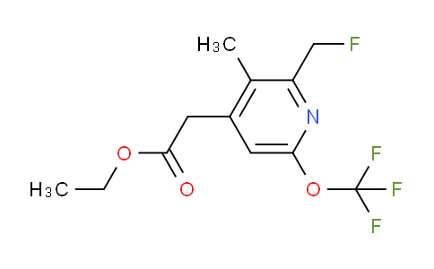 AM17872 | 1361822-13-0 | Ethyl 2-(fluoromethyl)-3-methyl-6-(trifluoromethoxy)pyridine-4-acetate