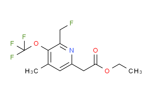 AM17875 | 1361729-66-9 | Ethyl 2-(fluoromethyl)-4-methyl-3-(trifluoromethoxy)pyridine-6-acetate