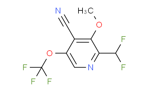 4-Cyano-2-(difluoromethyl)-3-methoxy-5-(trifluoromethoxy)pyridine