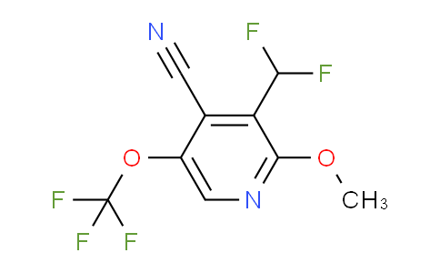 4-Cyano-3-(difluoromethyl)-2-methoxy-5-(trifluoromethoxy)pyridine