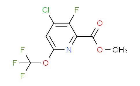 Methyl 4-chloro-3-fluoro-6-(trifluoromethoxy)pyridine-2-carboxylate